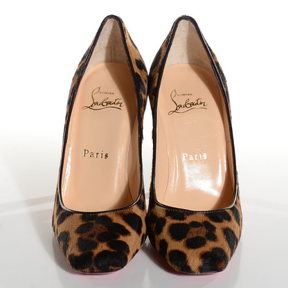 Christian Louboutin Calf Hair Leopard Particule 100 Pumps 35 8 of 12