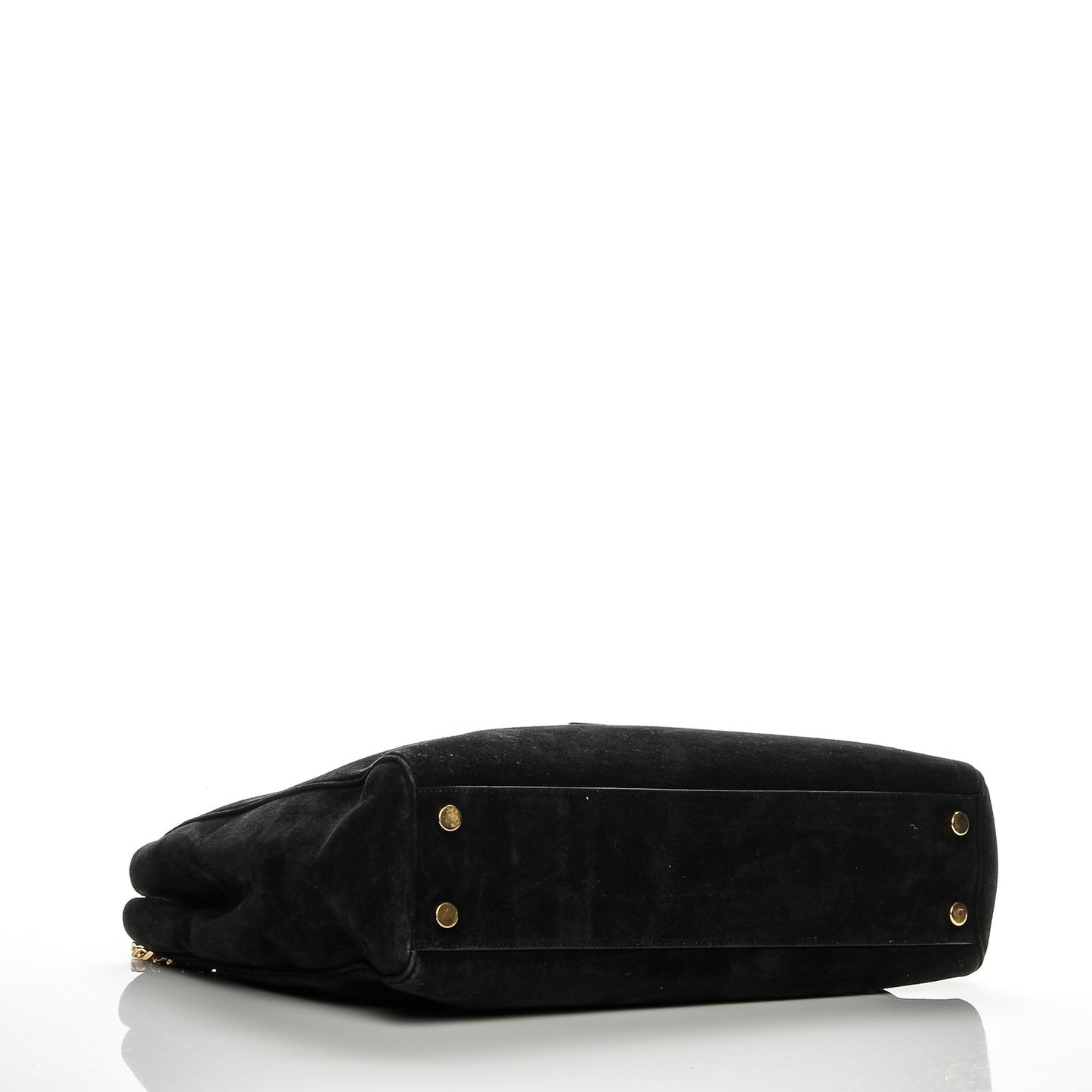 Suede Monogram Cassandre Shopper Black
