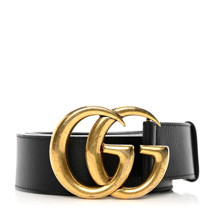 Gucci Calfskin Double G 40mm Belt 85 34 Black 1 of 10