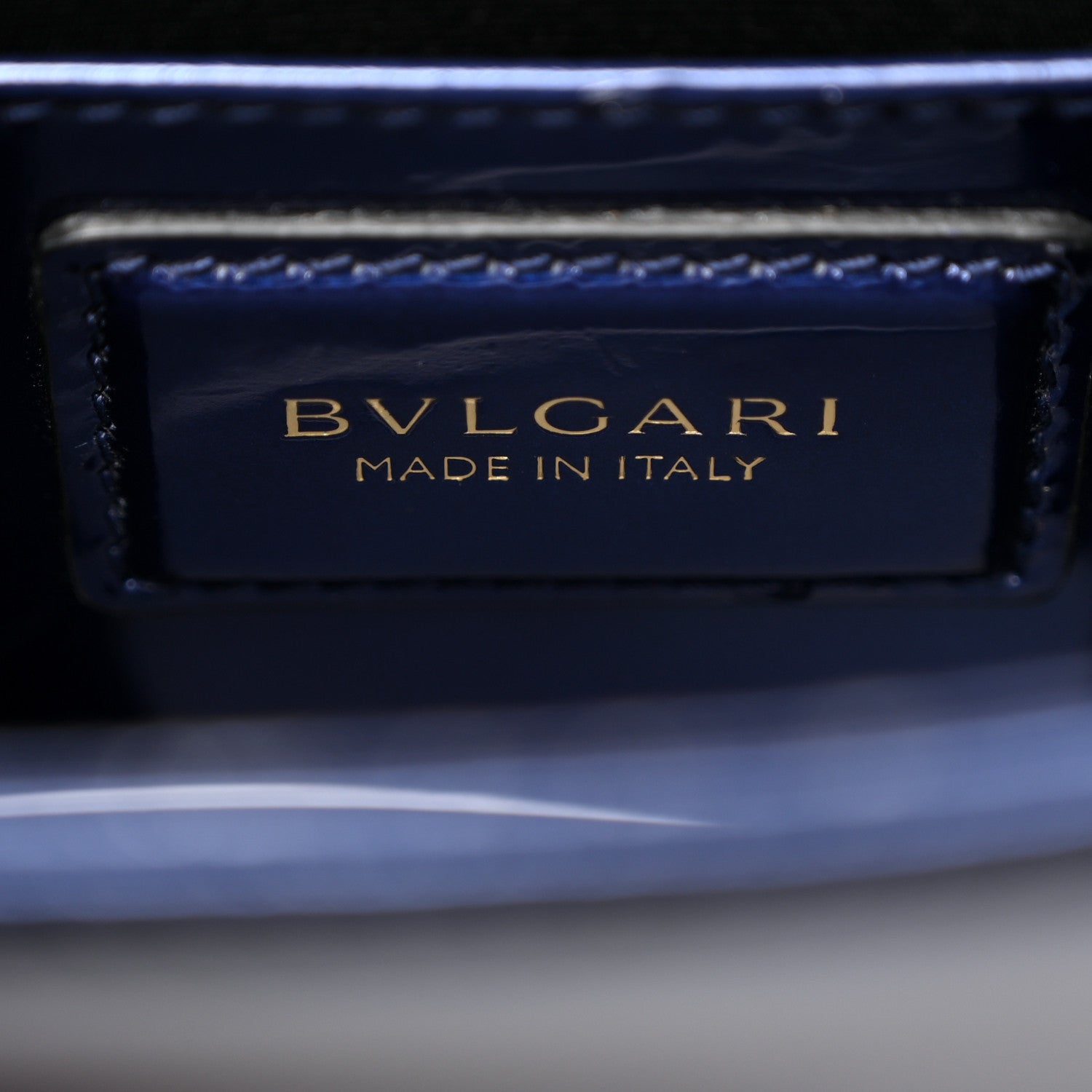 Bulgari Metallic Calfskin Small Serpenti Forever Snake Strap Crossbody Bag Blue 6 of 10