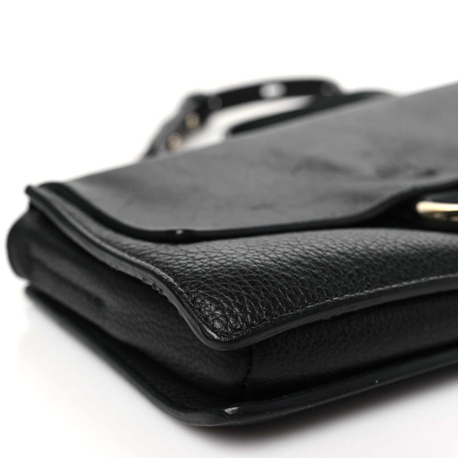 Chloe Goatskin Small Faye Shoulder Bag Black 9 of 14