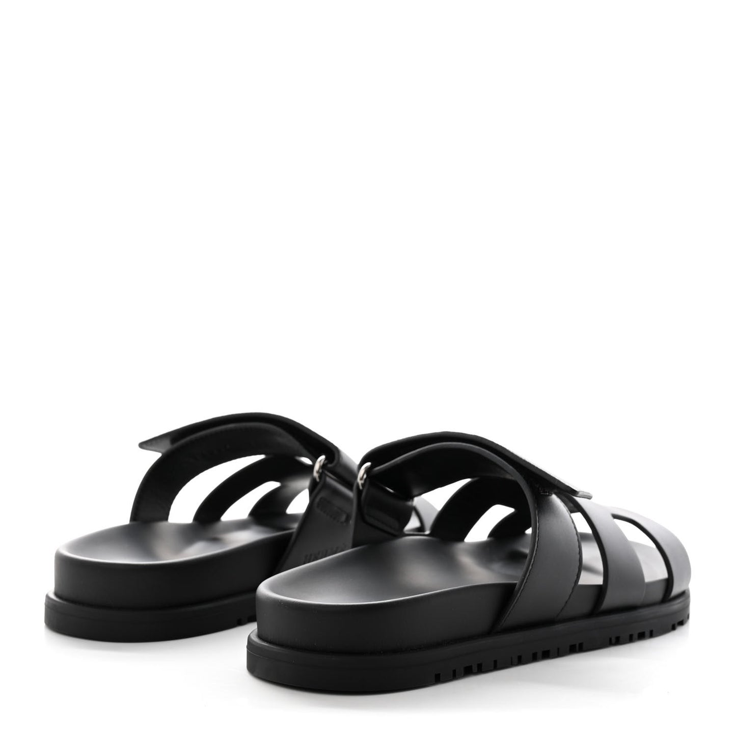 Calfskin Womens Chypre Sandals 35.5 Black