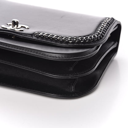 Chanel Calfskin Medium Braided Chic Flap Black 12 of 14
