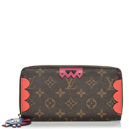 Louis Vuitton Monogram Totem Zippy Wallet Flamingo 1 of 6