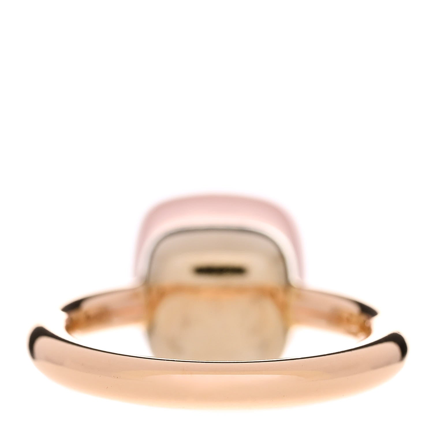 Pomellato 18K Rose Gold Rose Quartz Classic Nudo Ring 47 4 4 of 8