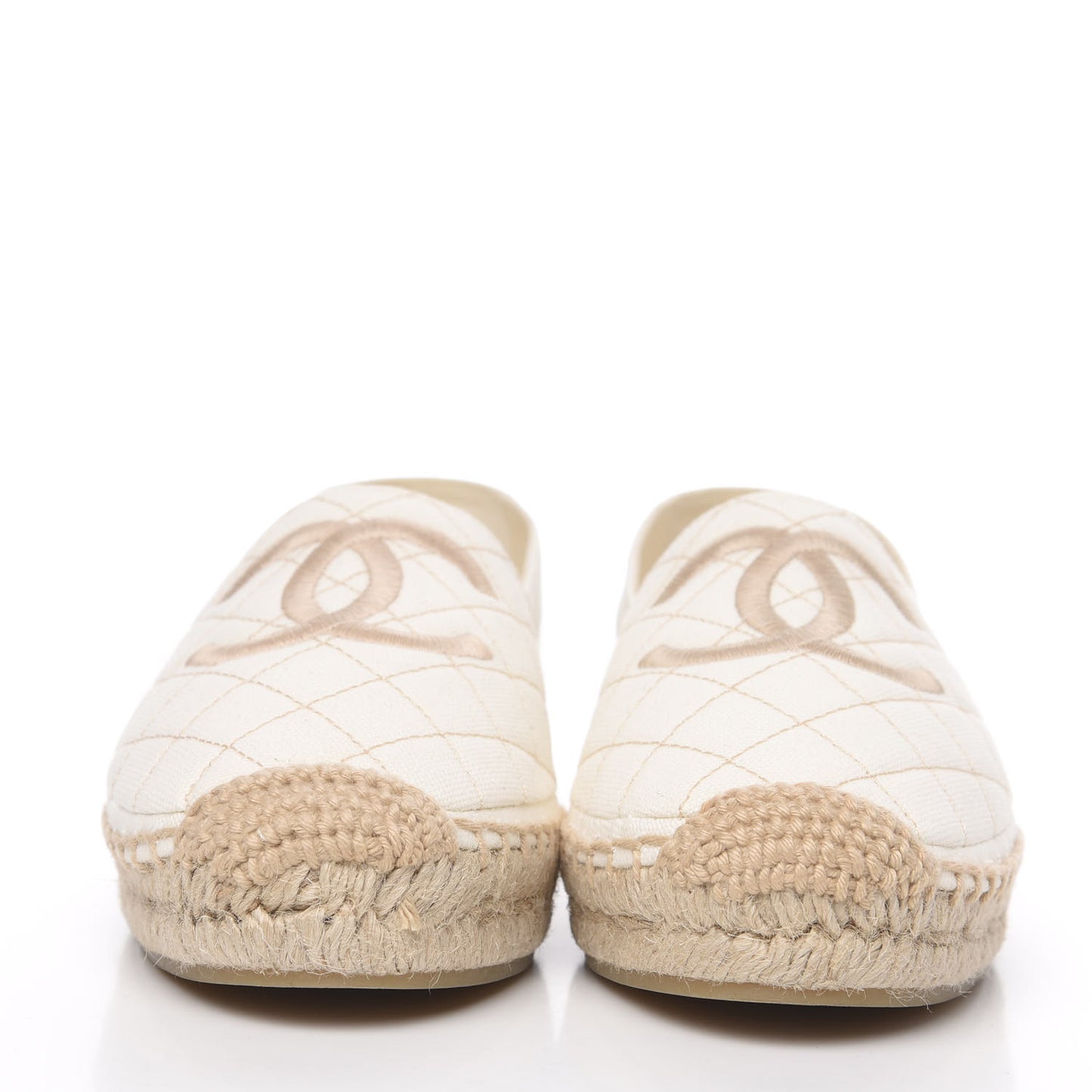 Fabric Biarritz CC Espadrilles 37 Beige