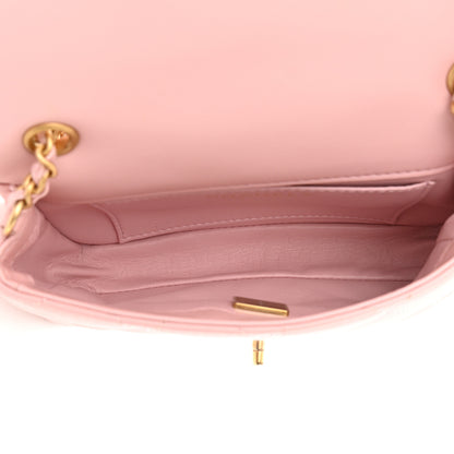 Chanel Lambskin Quilted Mini Heart Charms Flap Light Pink 5 of 10