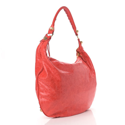 Balenciaga Agneau Giant 21 Gold Hardware Hobo Vermillion 2 of 11