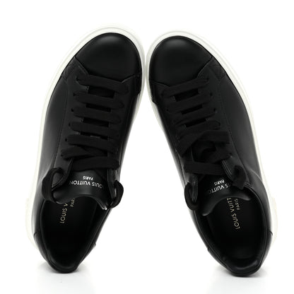 Louis Vuitton Calfskin Time Out Sneakers 37 Black 2 of 9