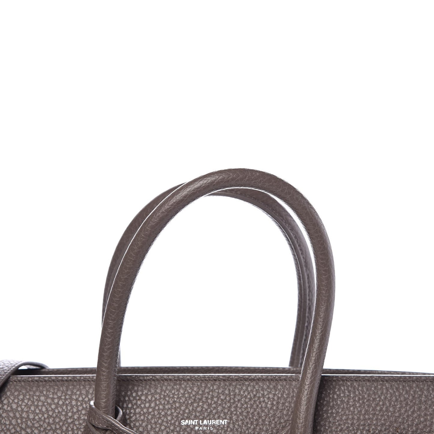Grained Calfskin Small Sac De Jour Fog