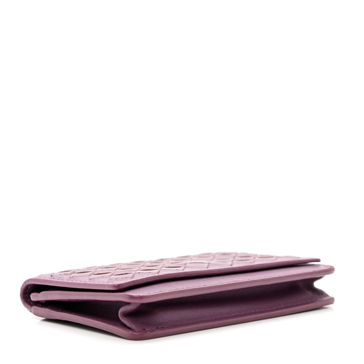 Nappa Intrecciato Card Holder Byzantine
