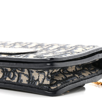 Christian Dior Oblique 30 Montaigne 2-In-1 Pouch Blue 10 of 11