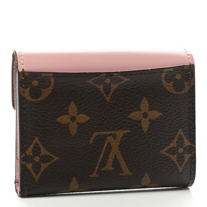 Louis Vuitton Monogram Zoe Wallet Rose Ballerine 3 of 7