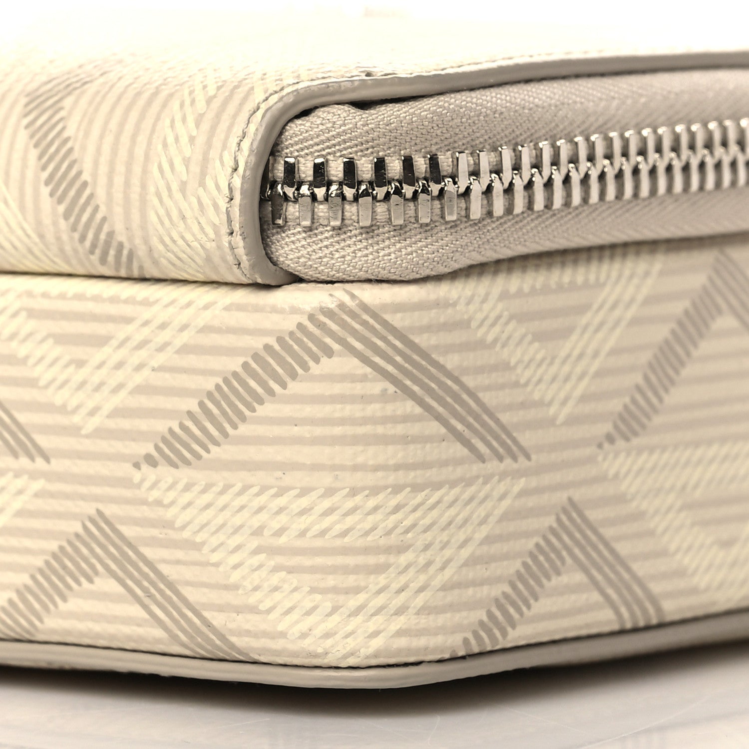 Christian Dior Coated Canvas CD Diamond Messenger Pouch Natural 10 of 11