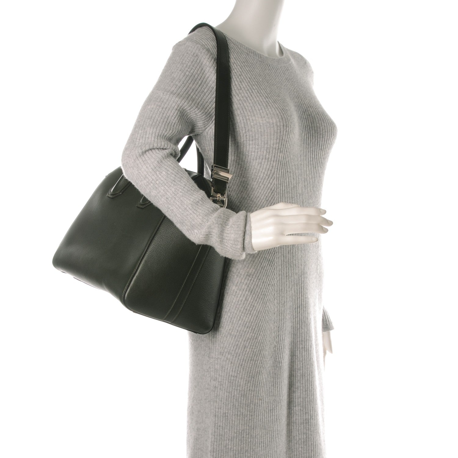 Givenchy Sugar Goatskin Medium Antigona Bottle Green 2 of 7