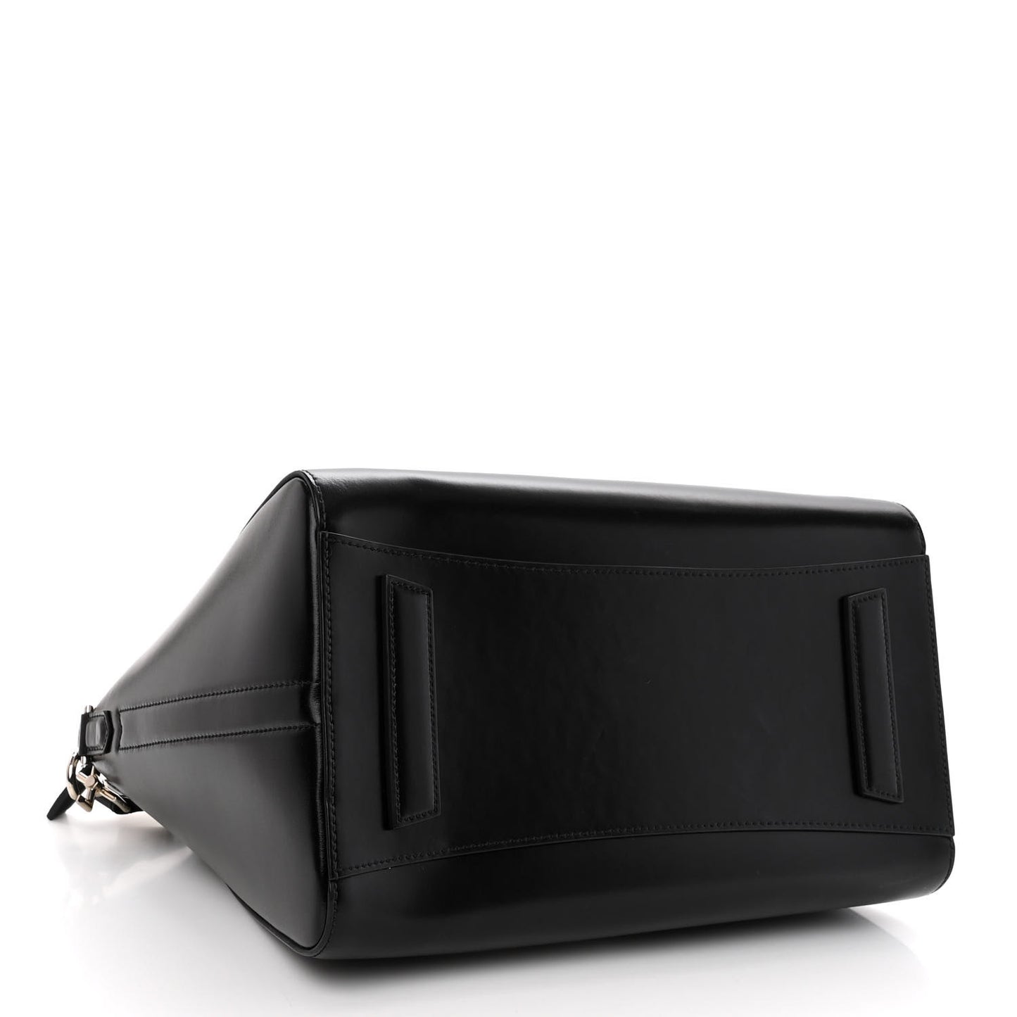 Shiny Lord Calfskin Medium Antigona Black