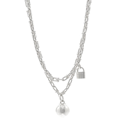 Tiffany Sterling Silver HardWear Wrap Necklace 1 of 5