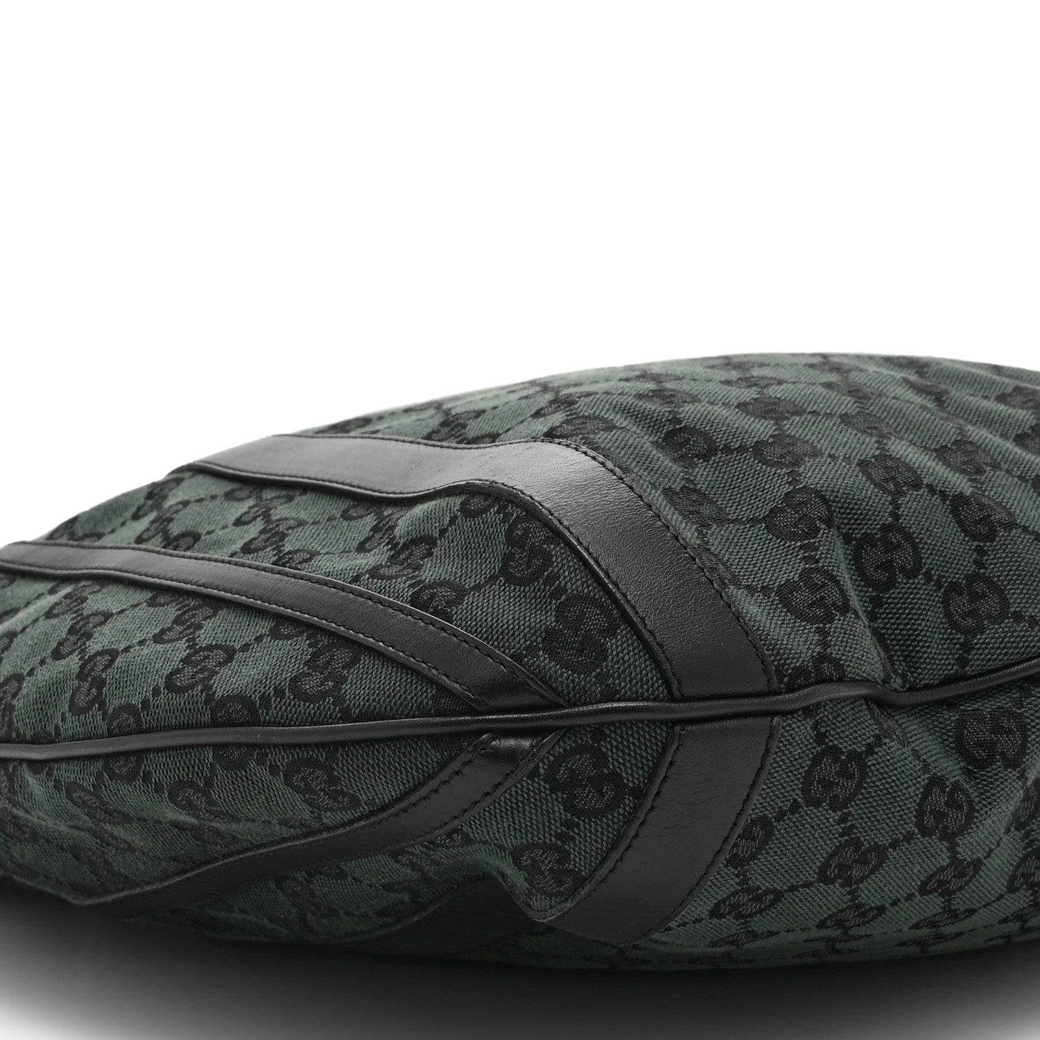 Gucci Monogram Medium Abbey Convertible Tote Dark Green 10 of 11