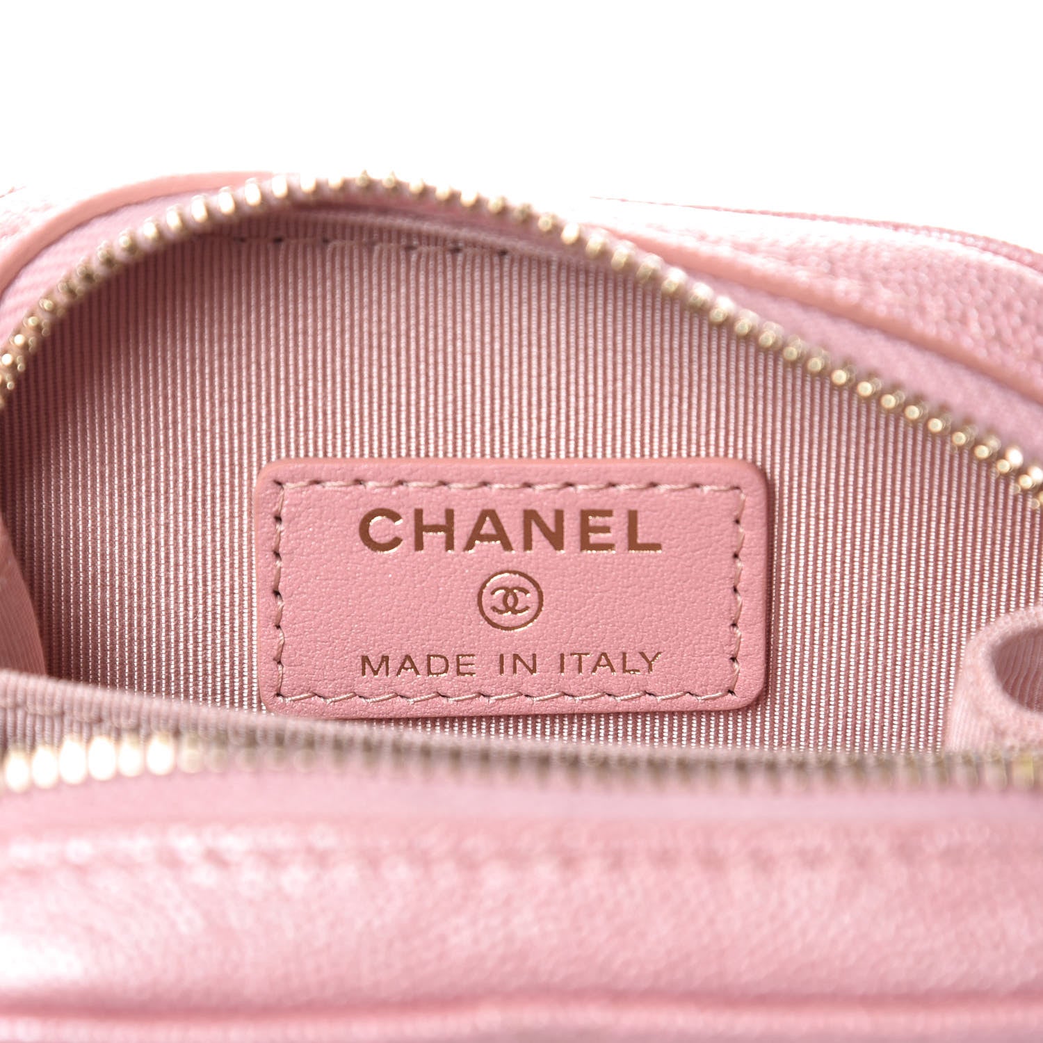 Chanel Iridescent Caviar Quilted Classic Clutch With Chain Pink 6 of 8