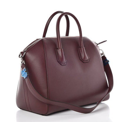Givenchy Sugar Goatskin Medium Antigona Burgundy 3 of 7