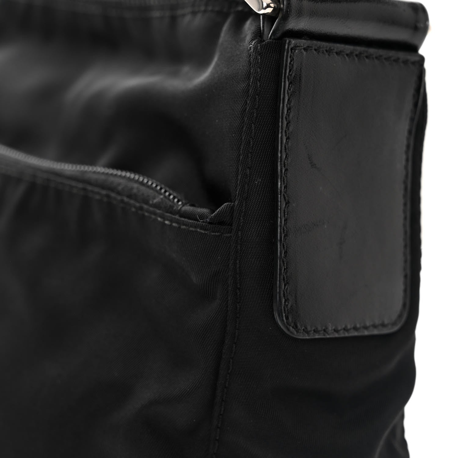 Prada Tessuto Nylon Messenger Bag Black 13 of 13