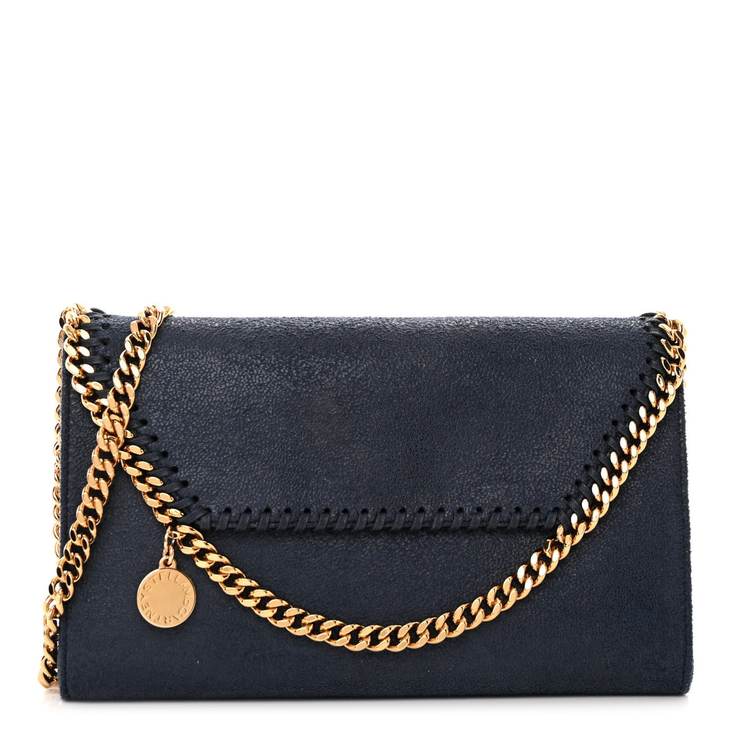 Shaggy Deer Falabella Mini Crossbody Bag Navy