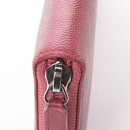 Chanel Caviar Sevruga Zip Around Wallet Pink 8 of 8