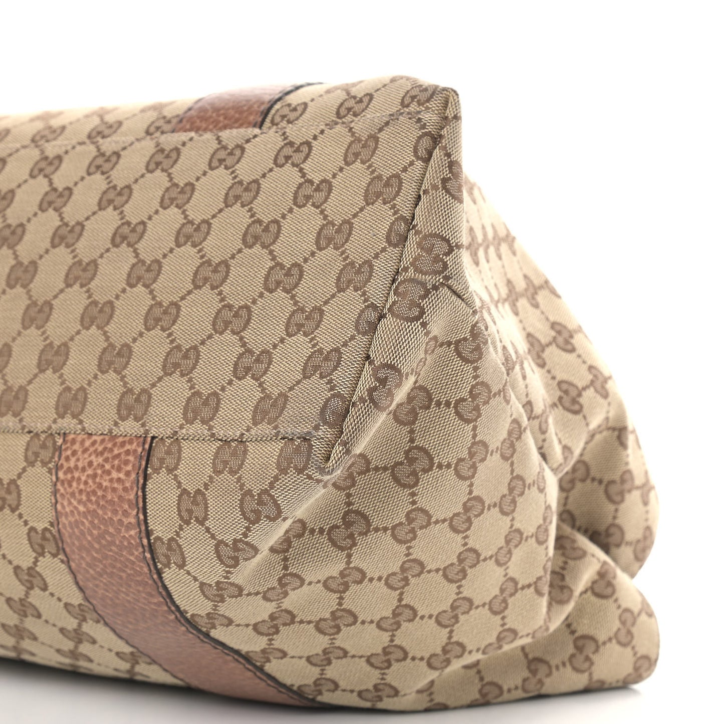 Monogram Medium Bamboo Bar Tote Brown