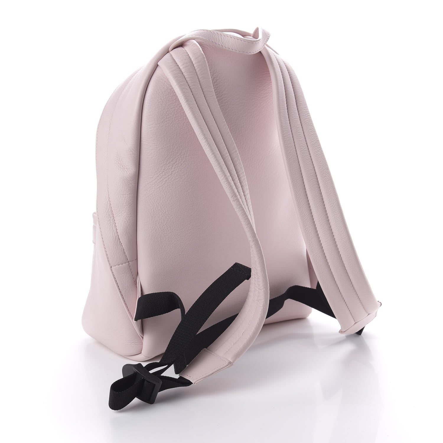 Balenciaga Smooth Calfskin Logo Small Everyday Backpack Light Rose Black 2 of 8
