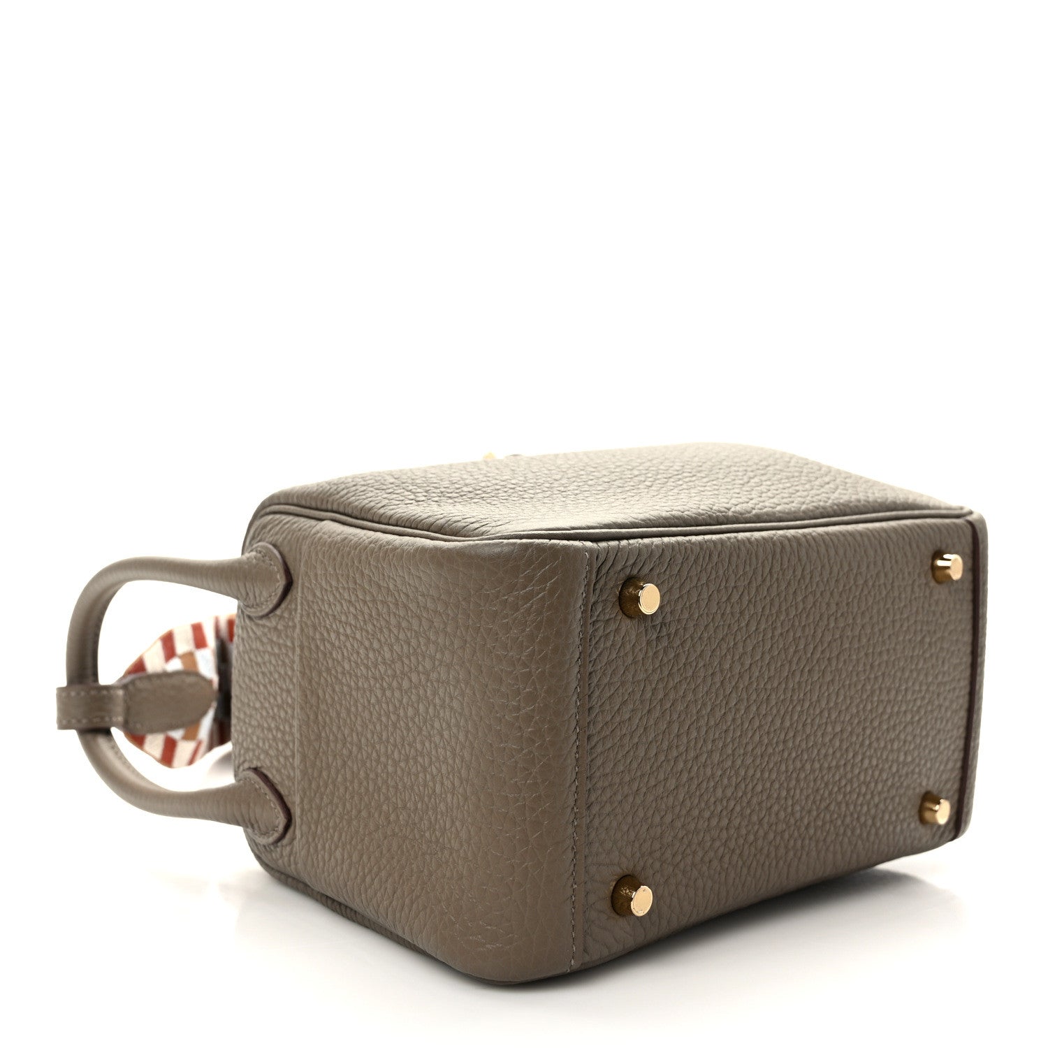 Hermes Taurillon Clemence Maxi Quadrille Mini Lindy 20 Etoupe Chai Nata Bleu Brume 4 of 13