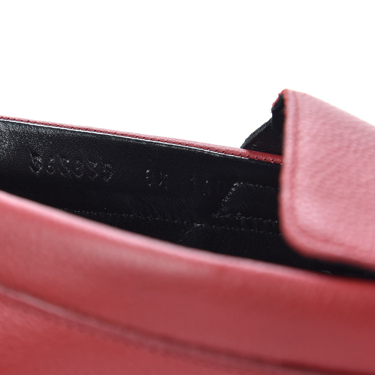 Gucci Calfskin Web Mens Driver Loafers 8.5 Red 9 of 10