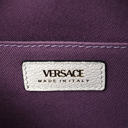 Versace Calfskin La Medusa Round Camera Bag White 6 of 9