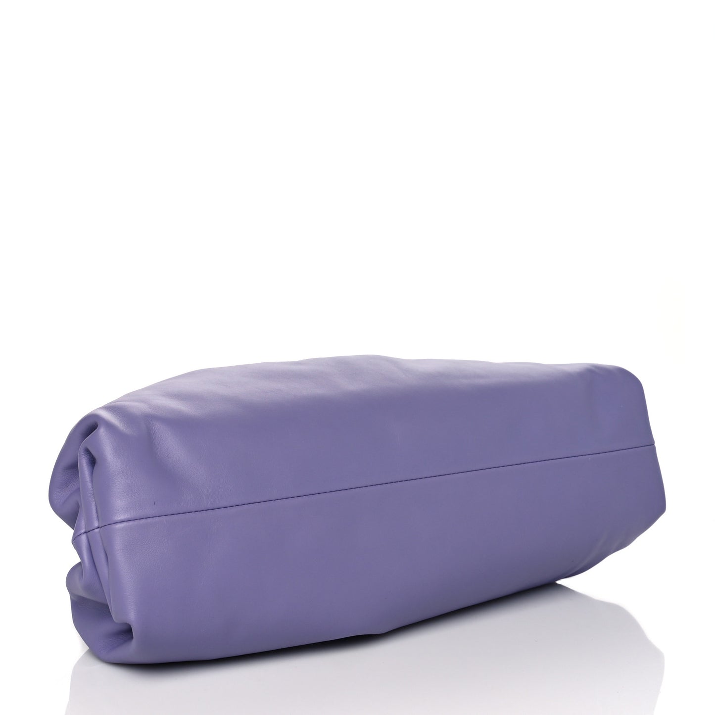 Smooth Butter Calf The Pouch Oversized Clutch Lavender