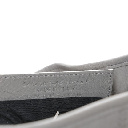 Balenciaga Matte Goatskin Rubber Covered Classic Hardware Mini Pompon Gris Glace 8 of 9