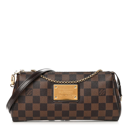 Louis Vuitton Damier Ebene Eva Clutch 1 of 12