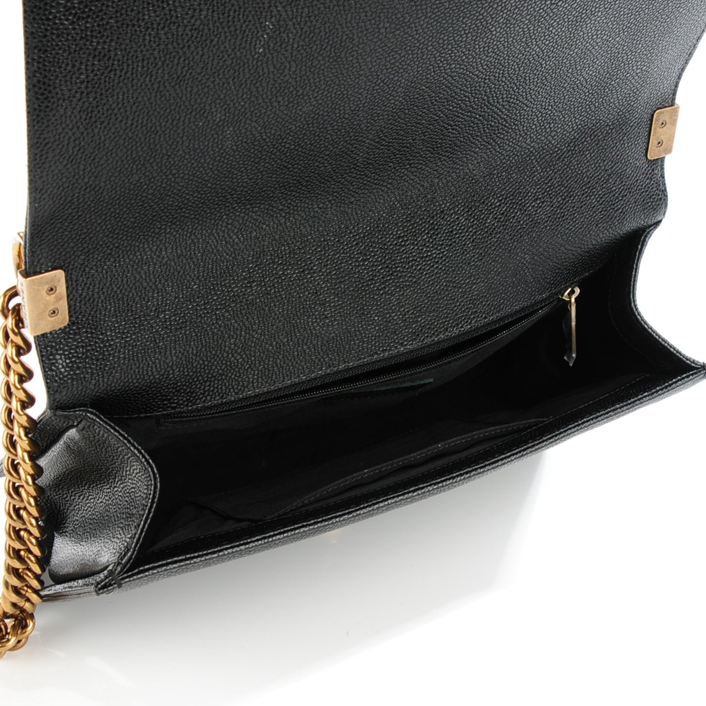 Caviar Quilted New Medium Boy Flap Black