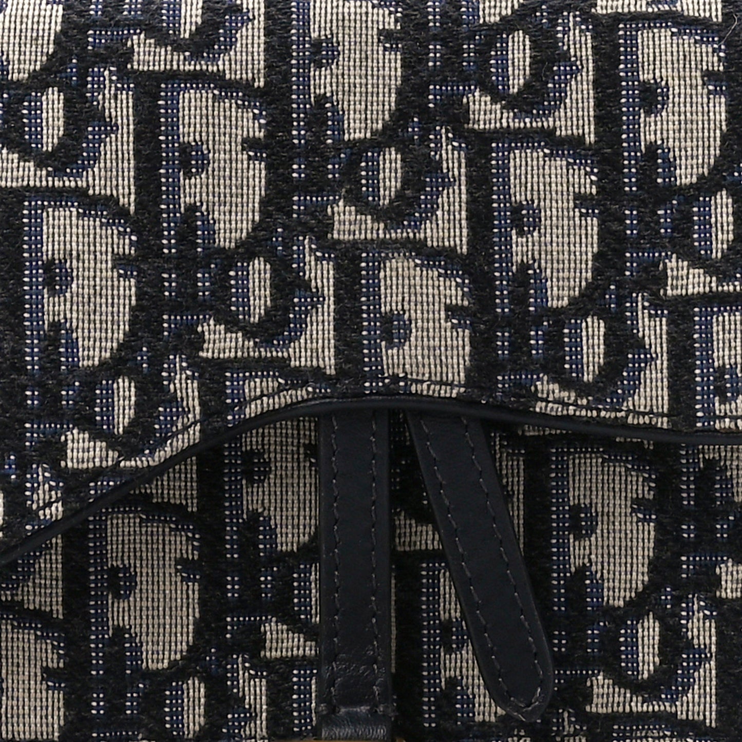 Oblique Saddle Belt Bag Blue