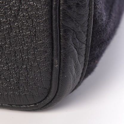 Hermes Ribbed Wool Negonda Garden Party MM 36 Black 13 of 13