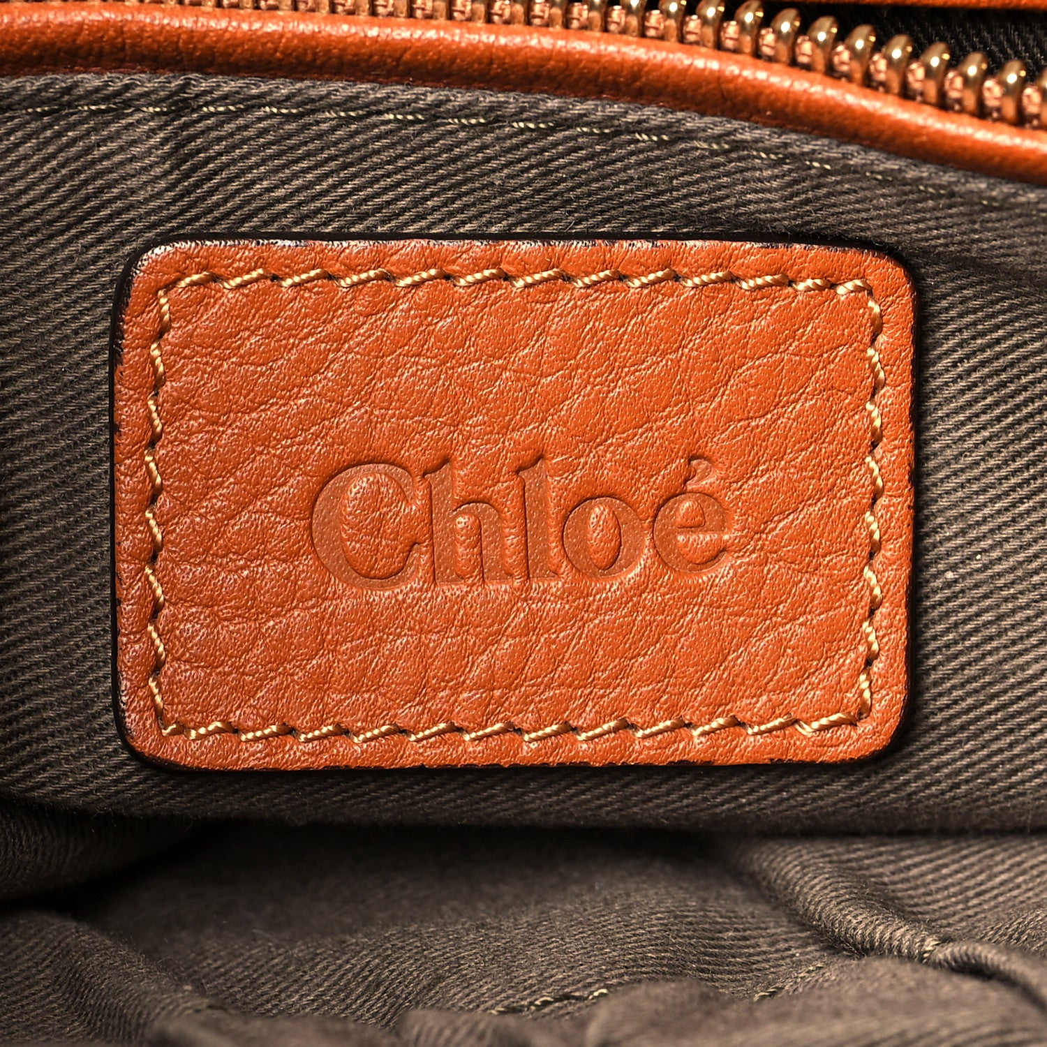 Chloe Calfskin Medium Marcie Satchel Tan 6 of 10