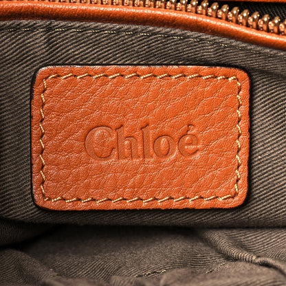 Chloe Calfskin Medium Marcie Satchel Tan 6 of 10