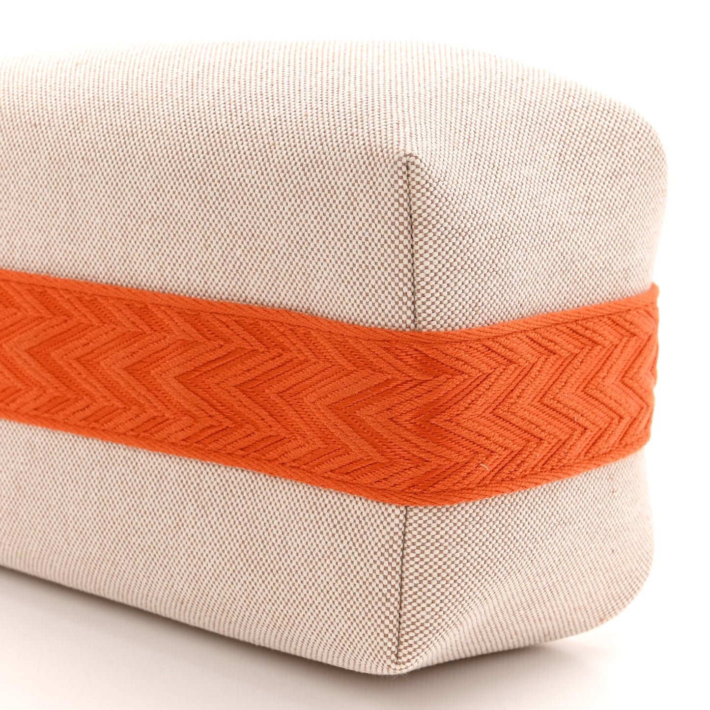 Canvas Small Bride-A-Brac Pouch Natural Orange