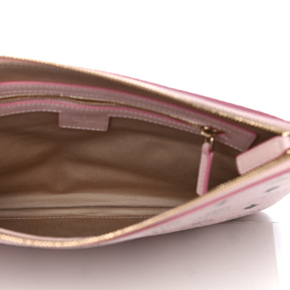 MCM Visetos Medium Crossbody Pouch Soft Pink 4 of 10
