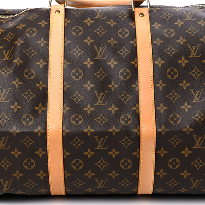 Louis Vuitton Monogram Keepall Bandouliere 60 16 of 22