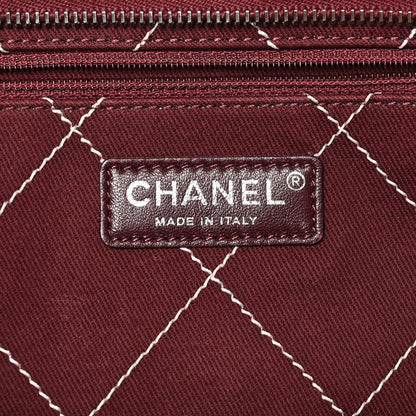 Chanel Grained Calfskin Shopping Fever Tote White 6 of 10