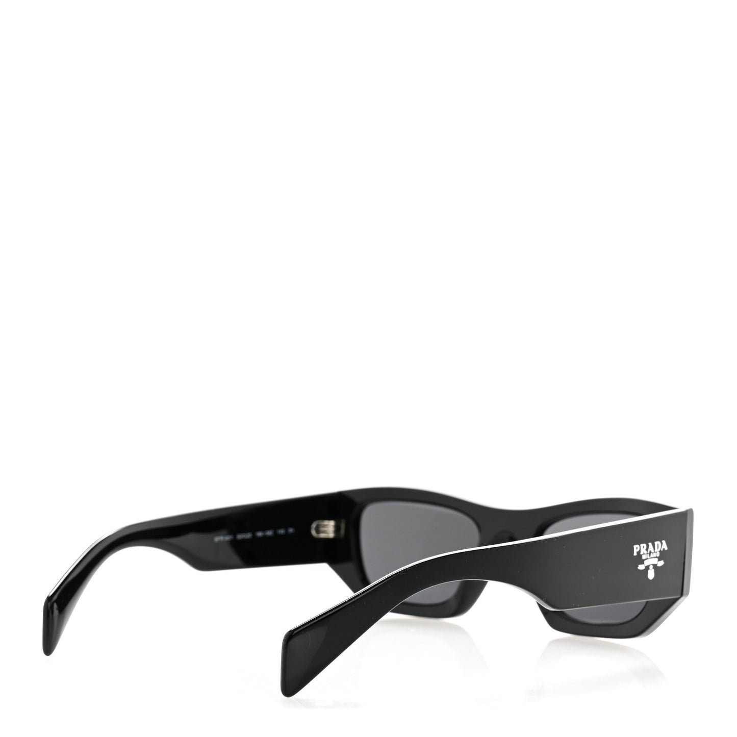 Acetate Pillow Sunglasses SPR A01 Black