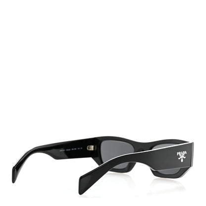 Prada Acetate Pillow Sunglasses SPR A01 Black 4 of 9