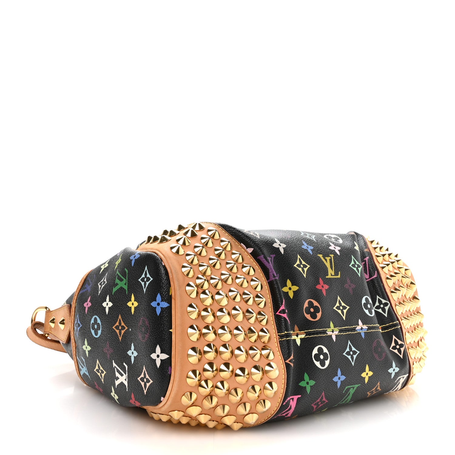 Louis Vuitton Monogram Multicolor Chrissie Black 4 of 10