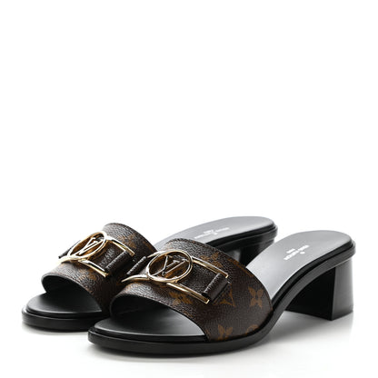 Louis Vuitton Monogram Lock It Mules 38 3 of 8