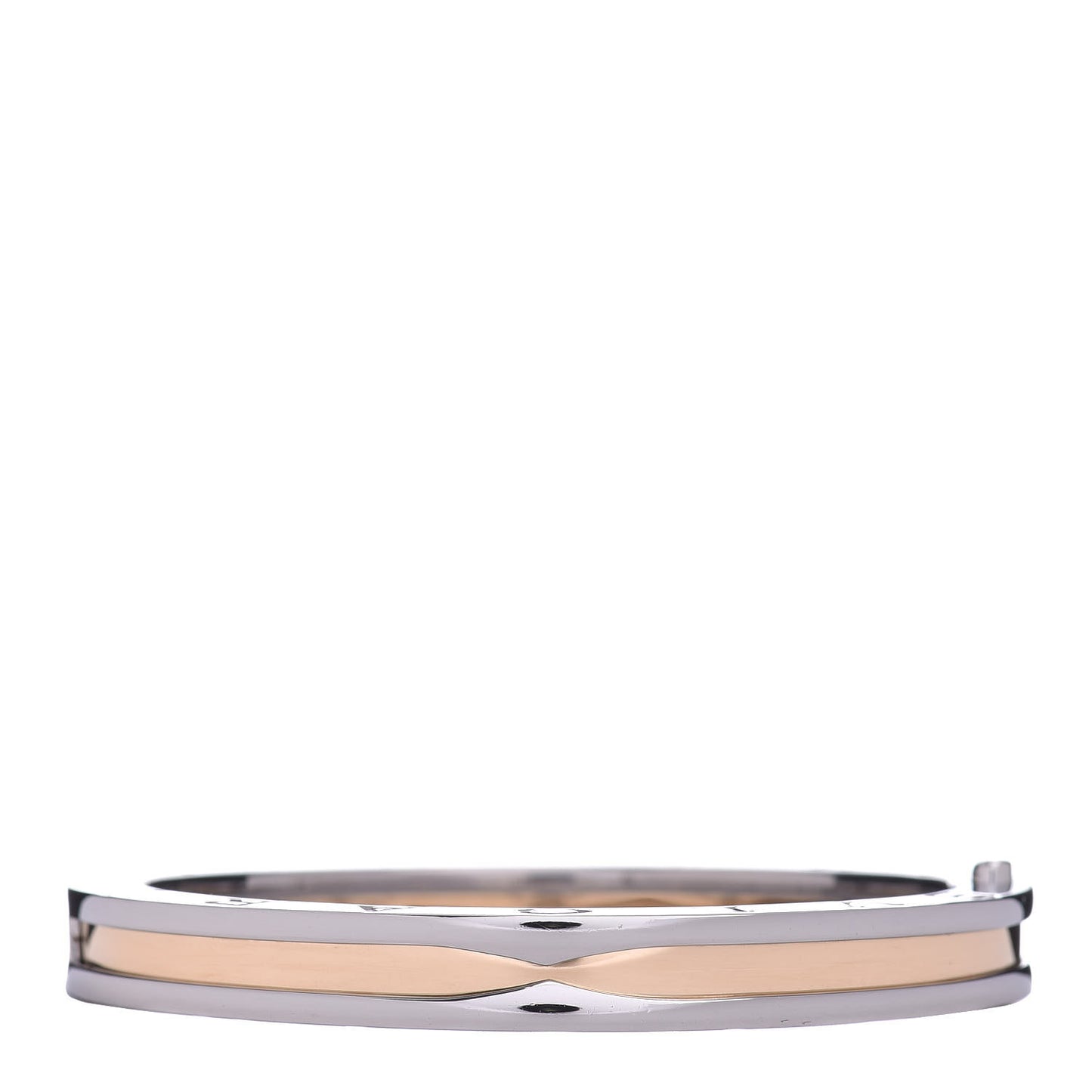 18K Yellow Gold Stainless Steel B.Zero1 Bangle Bracelet S