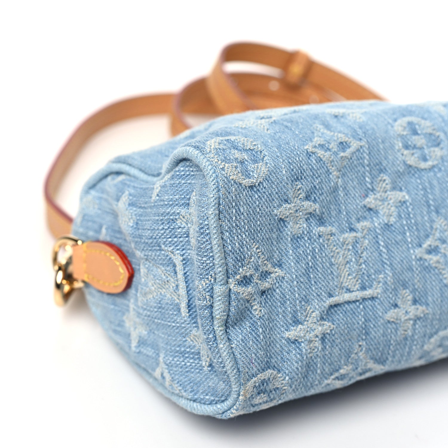 Louis Vuitton Monogram Denim Nano Speedy Sky Blue 8 of 9